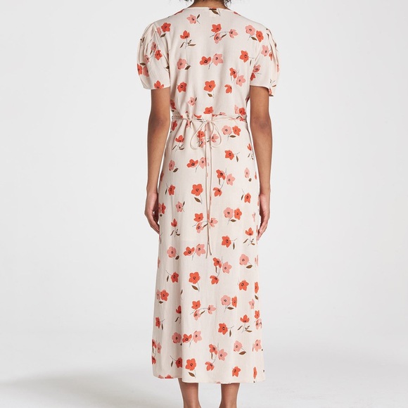 Billabong Floral Fields Wrap Dress 𑁍 - Picture 7 of 7